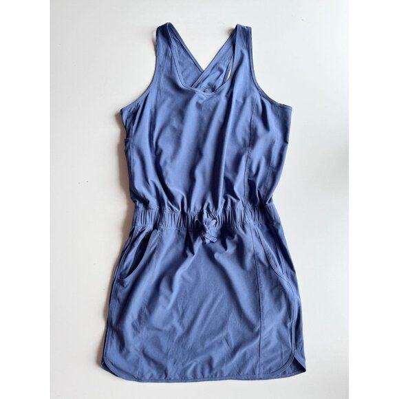 PATAGONIA Fleetwith Current Blue Stretch Plain Weave Tank Dress, Size S - Picture 5 of 16